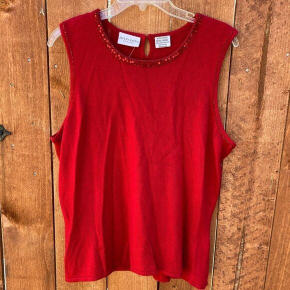 Jaclyn Smith Sleeveless Sweater nwot‎ - Picture 2 of 8